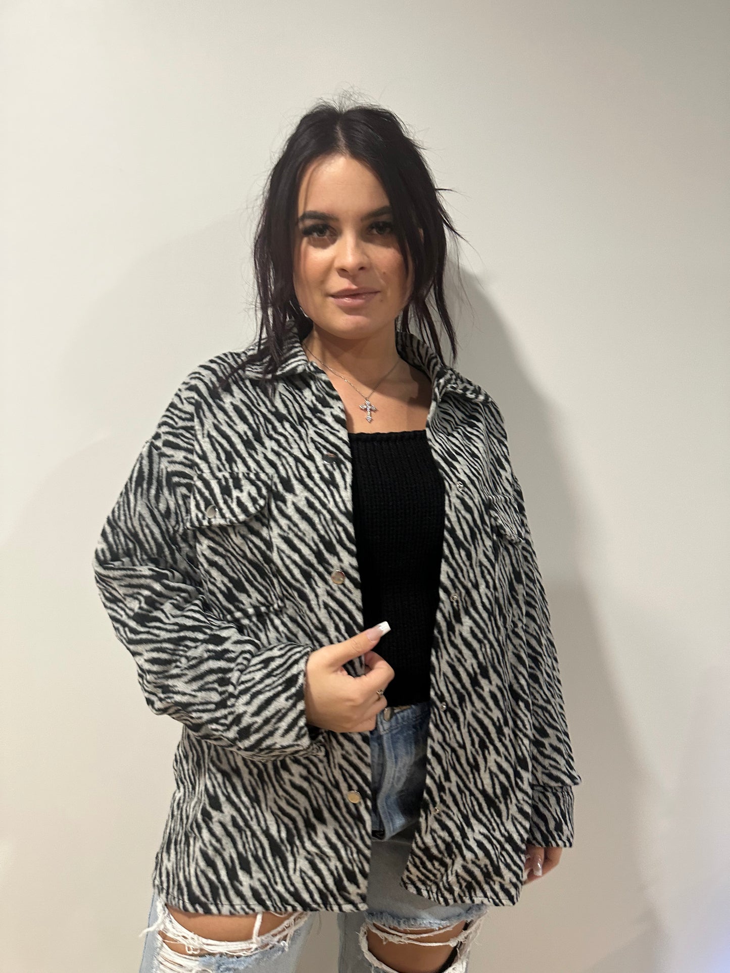 Zebra Shacket