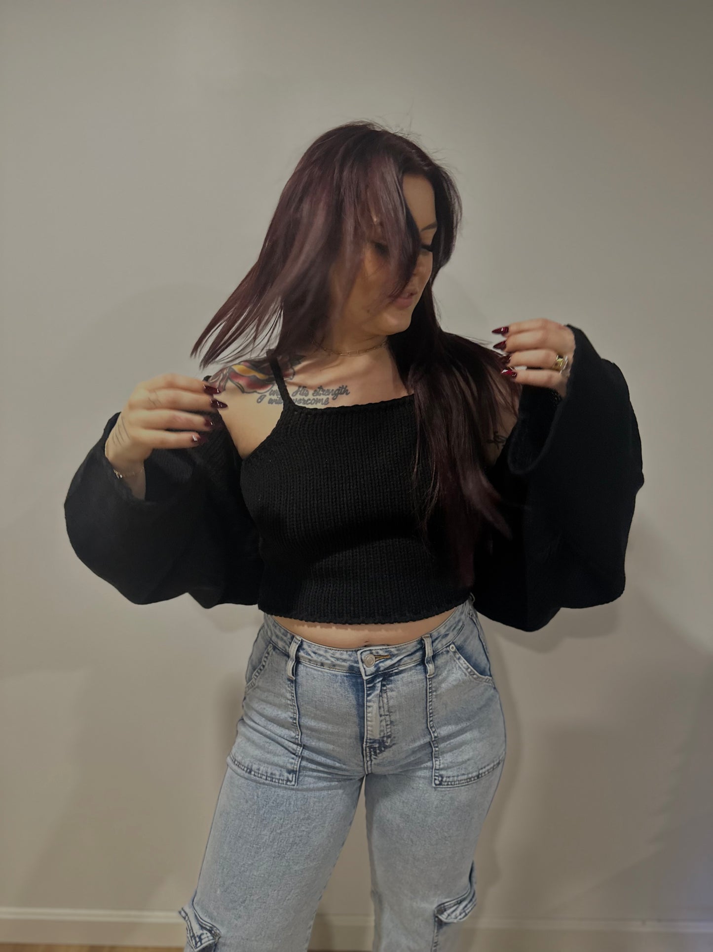 Knit tank + Shrug