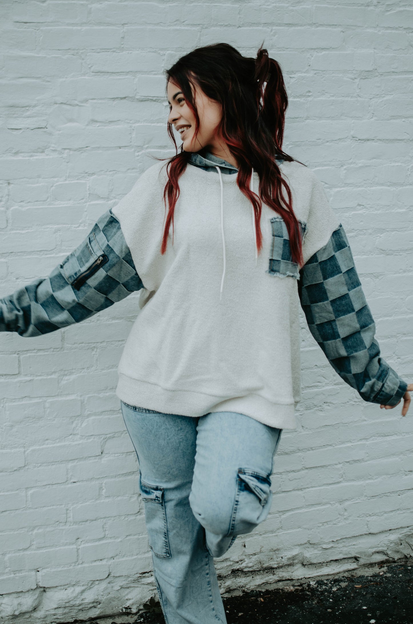 The ivory hoodie