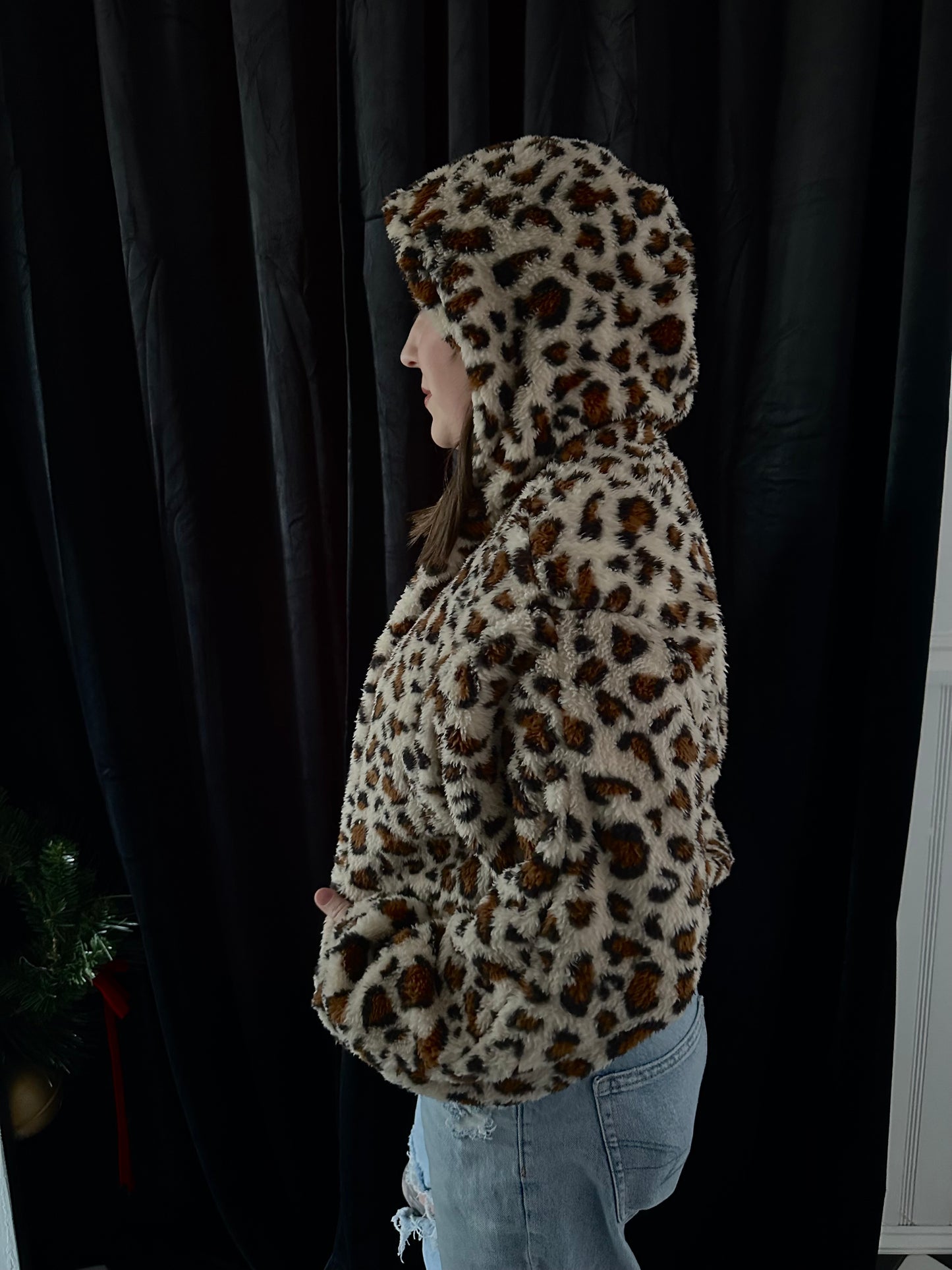 Cheetah girl hoodie
