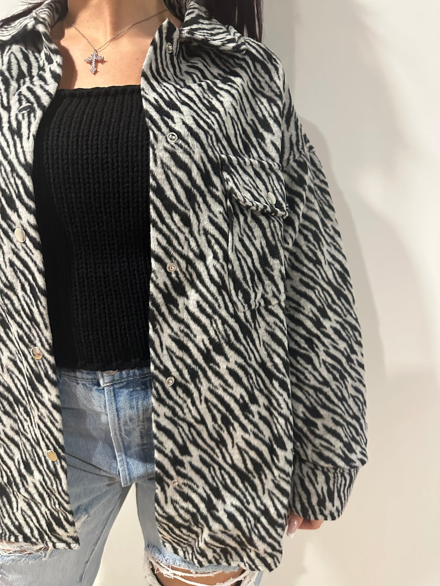 Zebra Shacket