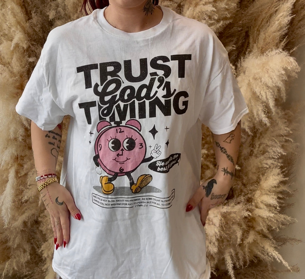 Gods timing tee