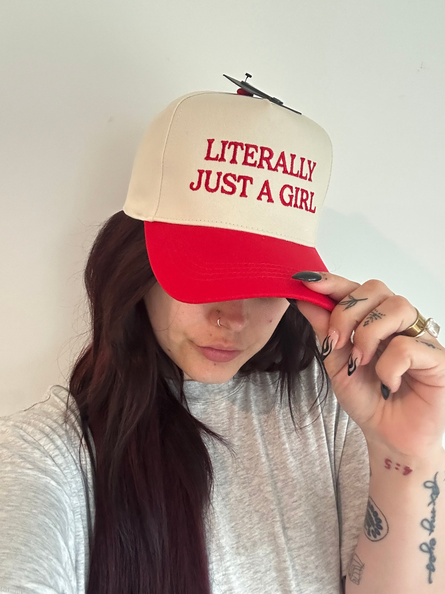 Just a girl hat