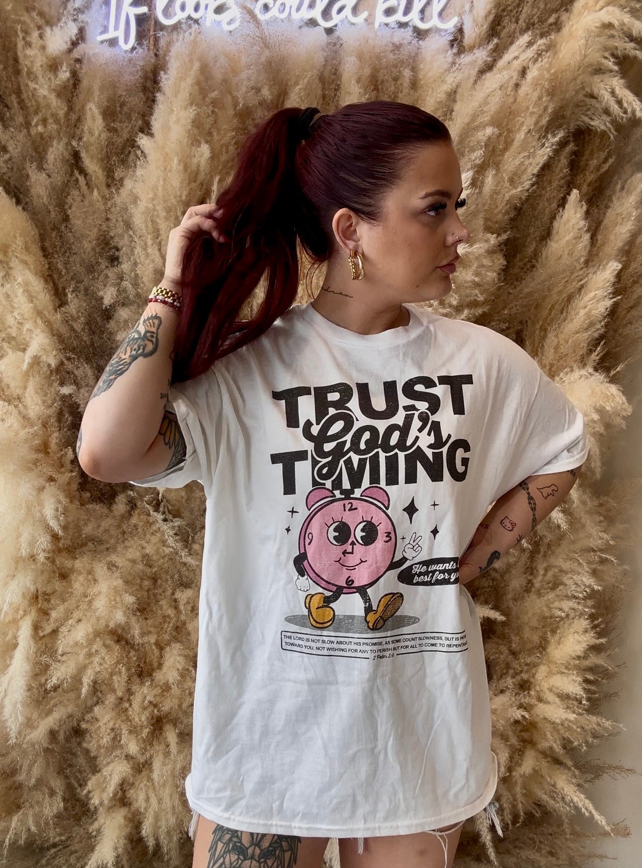 Gods timing tee