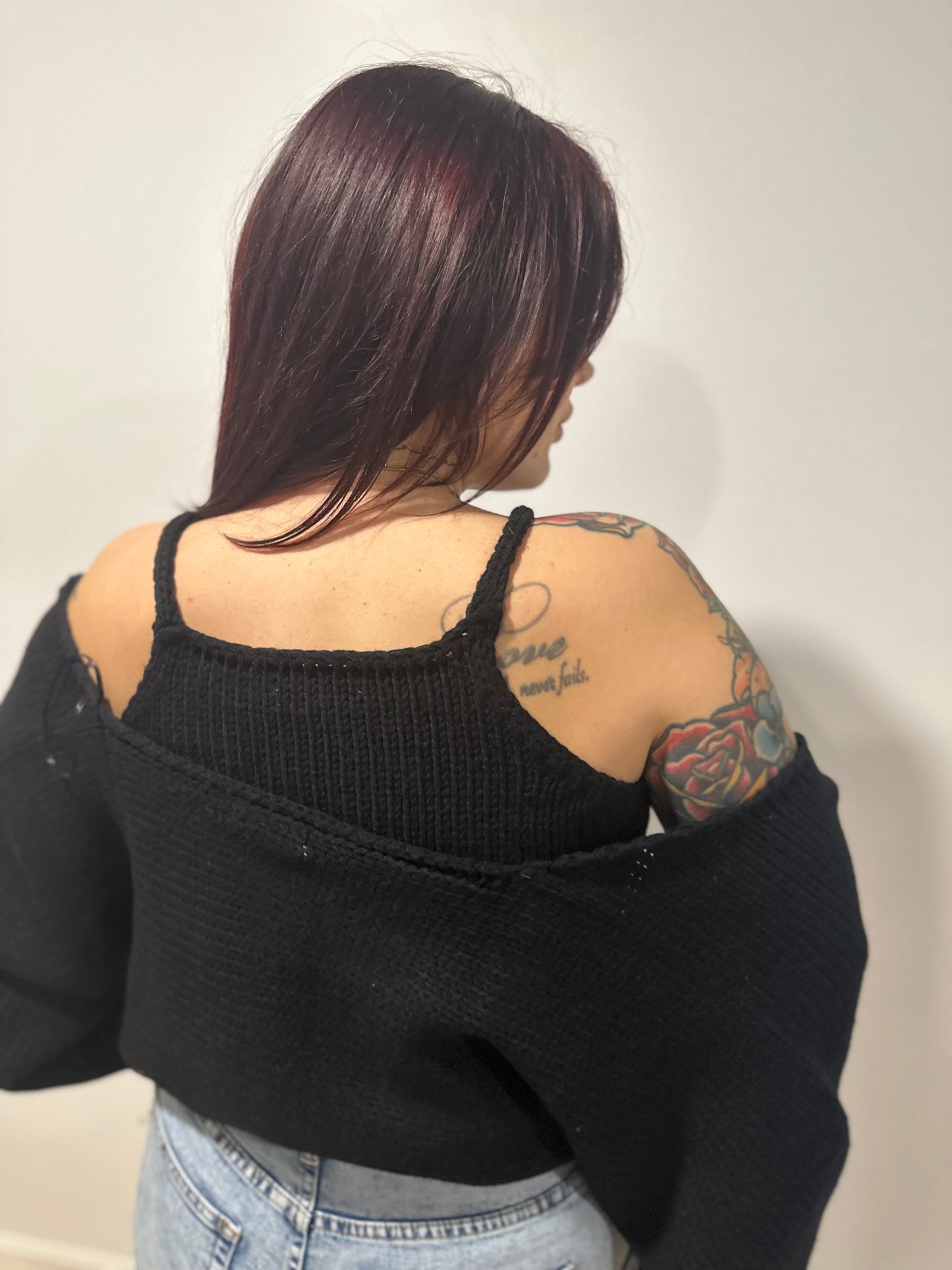 Knit tank + Shrug