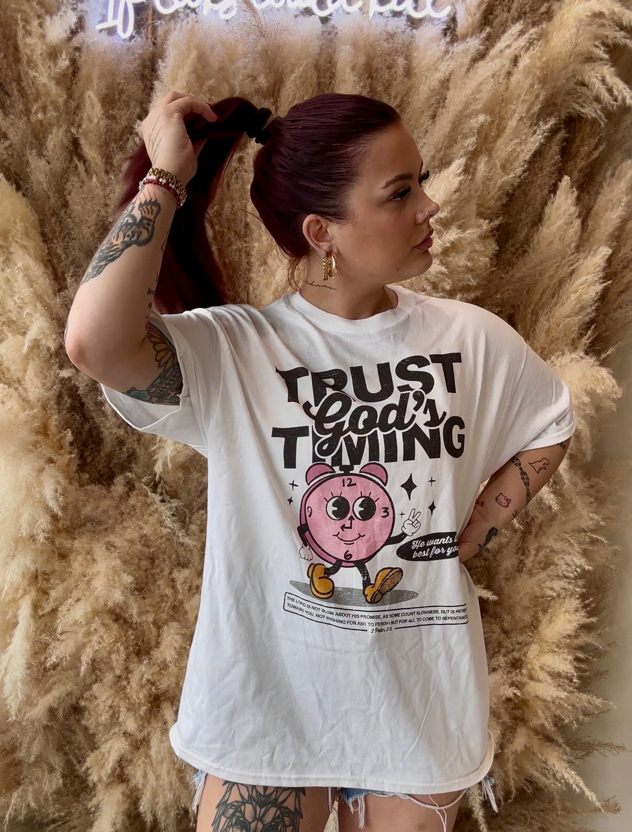 Gods timing tee