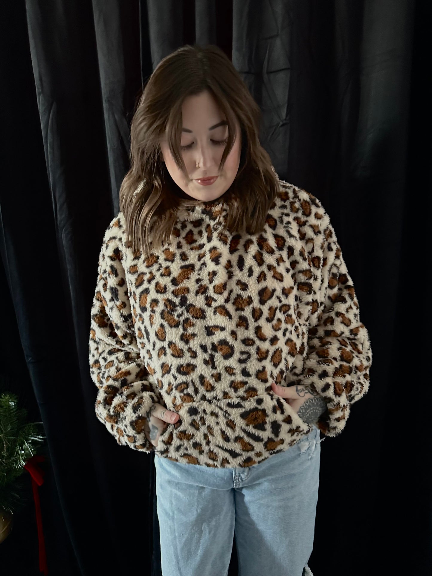 Cheetah girl hoodie