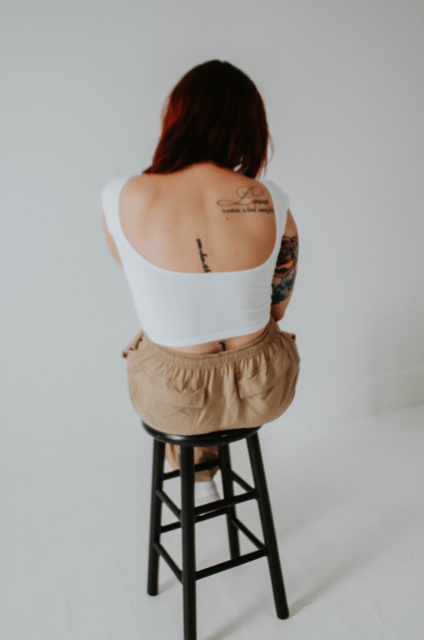 Open back basic top