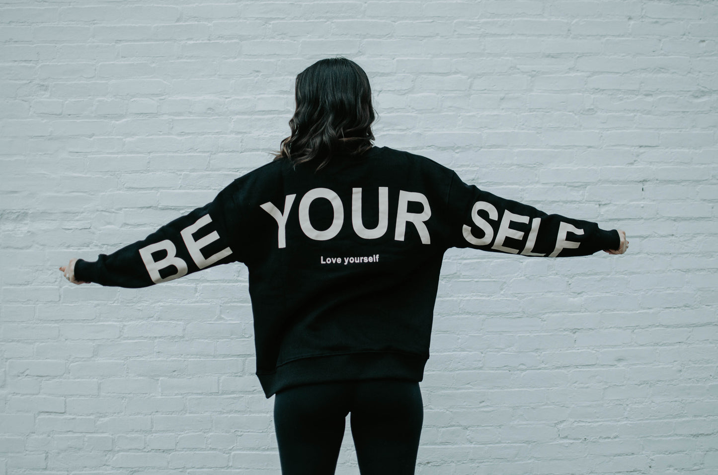 Be yourself crewneck