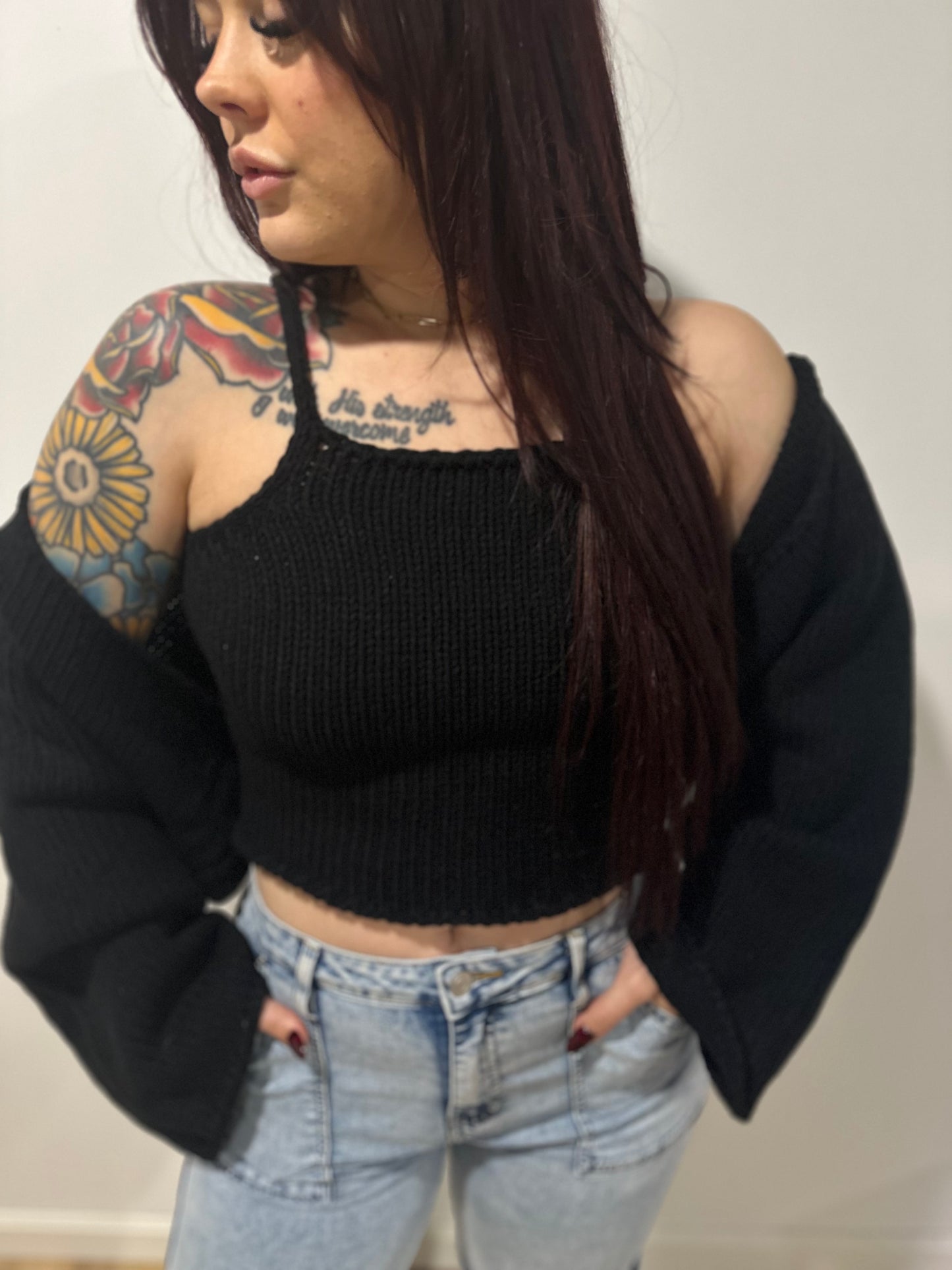 Knit tank + Shrug